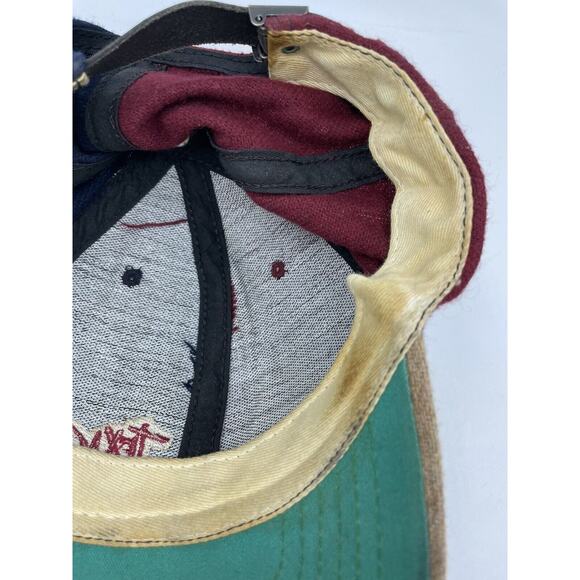 Vtg Texas A&M Hat Embroidered Aggie Snapback Trucker Cap USA Color Block 90s - Picture 9 of 10